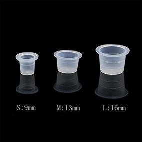 img 3 attached to 🖌️ Yuelong Tattoo Ink Cups – 1000 Disposable 9MM Tattoo Ink Caps: Quality Tattooing Supplies for Tattoo Machine, Needles, and Kits