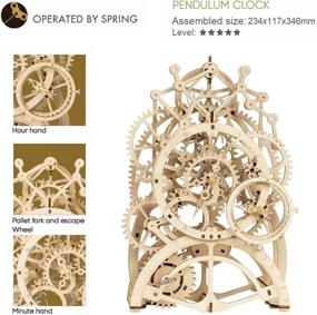 img 2 attached to ROKR Wooden Educational Engineering Model - Self Assembly for Fun & Learning