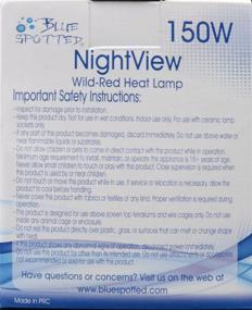 img 1 attached to 🔥 Blue Spotted Wild-Red Heat Lamps & Dayview Wild-Blue Heat Lamps: Perfect 24-Hour Heat Sources for Pet Reptiles and Amphibians!