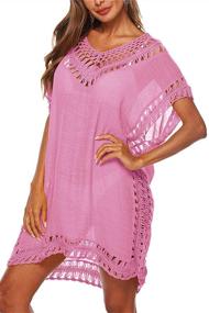 img 4 attached to Adisputent Swimsuit Crochet Chiffon Coverups Women's Clothing for Swimsuits & Cover Ups