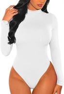 stylish and figure-flattering lagshian womens bodycon leotard bodysuit: must-have women's clothing logo