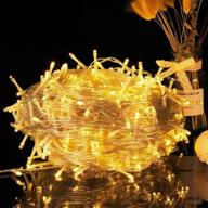 🎄 quntis 165ft 250 leds string lights - waterproof starry fairy lights for outdoor indoor christmas decoration - ul588 approved warm white logo