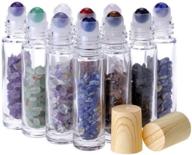 💎 essential bottles: natural gemstone semiprecious logo