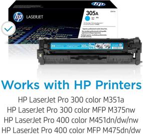 img 3 attached to HP 305A CE411A Cyan Toner Cartridge for LaserJet Pro Color M451/M475/M375nw