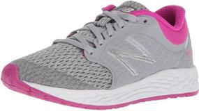 img 4 attached to 👟 New Balance Running Gunmetal Little Girls' Shoes: Ultimate Comfort and Style for Active Youngsters!