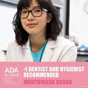 img 1 attached to 🦷 Listerine Gum Therapy: Antiplaque and Anti-Gingivitis Mouthwash, ADA Accepted, 500 mL (Pack of 6) with Menthol & Thymol for Reversing Early Signs of Gingivitis, Glacier Mint Flavor