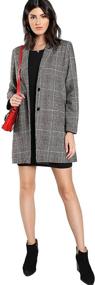 img 1 attached to 👚 SheIn Women's Collar Sleeve Outerwear: Perfect for Suiting & Blazers