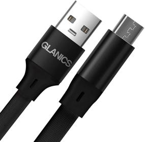 img 4 attached to 🔌 6ft Micro USB Cable by GLANICS - Charger & Data Sync Cable for Wyze Cam, Wyze Camera, Cloud Cam, Android Phone, Mobile Power, and More (Black)