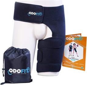 img 4 attached to 🦵 Sciatica Pain Relief: Hip Brace-Groin Wrap for Thigh Compression & Unique Quadriceps Support - Effective Pulled Muscle & Sciatica Nerve Brace for Men (LEFT LEG)