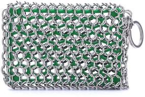 img 4 attached to Stainless Chainmail Scrubber Ultra Hygienic Anti Rust