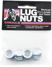 img 2 attached to 🦍 Gorilla Automotive 70027B Acorn Lug Nuts: Open End, 12mm x 1.25 Thread Size - Explore Now!