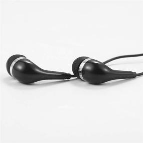 img 1 attached to Affordable HONGZAN Bulk Earbuds for Classroom - 100 Pack, Wholesale Earphones Individually Bagged - Ideal for School, Library, Computer Lab, Museums, Both Students and Adults - Black