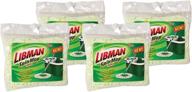 ➕ green and white 14-inch refill for libman 4-pack spin mop logo