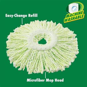 img 2 attached to ➕ Green and White 14-inch Refill for Libman 4-Pack Spin Mop