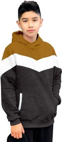 img 3 attached to Pollover Hoodie Sweatshirts Fleece Outwear Boys' Clothing via Fashion Hoodies & Sweatshirts