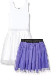 img 3 attached to 👗 Spotted Zebra X-Small Girls' Clothing Dresses for Little Girls