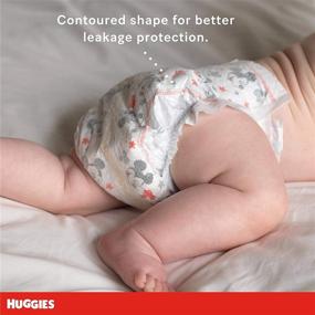 img 1 attached to 👶 HUGGIES Snug & Dry Size 1 Baby Diapers - 124 Count, White (SEO Optimized)