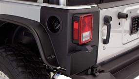 img 4 attached to 🚗 Bushwacker 14009 Black Trail Armor Rear Corners for Jeep Wrangler JK 2-Door (2007-2018), Pair