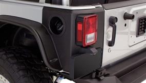 img 3 attached to 🚗 Bushwacker 14009 Black Trail Armor Rear Corners for Jeep Wrangler JK 2-Door (2007-2018), Pair