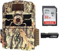 📷 browning dark ops hd max trail game camera: 18mp bundle with 32gb memory card and j-tech card reader (btc6hdmax) logo