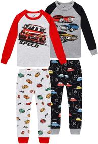 img 4 attached to Cozy Christmas Pajamas Set for Boys: Clothing & Sleepwear Pieces with Robes