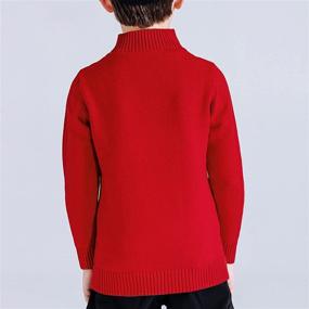 img 1 attached to Fanient Sweater Quarter Zip Lightweight Pullover