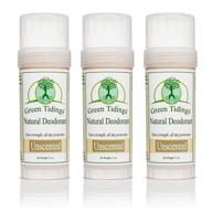 green tidings natural deodorant unscented logo