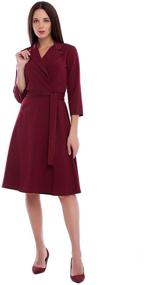 img 4 attached to LadyLike Womens Classic Sleeve Modest Women's Clothing
