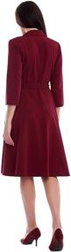 img 1 attached to LadyLike Womens Classic Sleeve Modest Women's Clothing