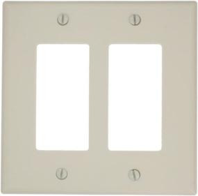 img 1 attached to Leviton 80609 T 2 Gang Decora Wallplate