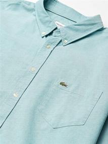 img 2 attached to Men's Clothing Lacoste Regular Sleeve Oxford Shirt