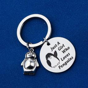 img 2 attached to 🐧 LQRI Penguin Animal K Keychain for Penguin Lovers