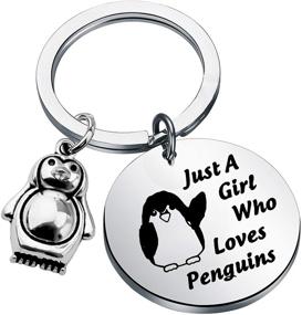 img 4 attached to 🐧 LQRI Penguin Animal K Keychain for Penguin Lovers