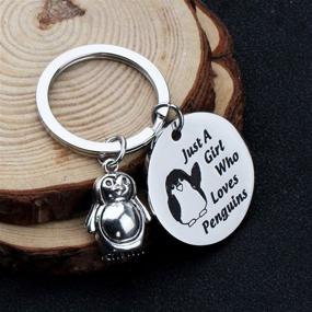 img 3 attached to 🐧 LQRI Penguin Animal K Keychain for Penguin Lovers