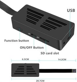 img 3 attached to 🕵️ Covert Spy Hidden Cameras - DIY 1080P Mini Portable Nanny Video Recorder with Motion Detection for Enhanced Security at Home, Car, Drone, and Office