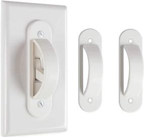 img 4 attached to 🔌 Lisol's Mind Wall Switch Guards Plate Covers: Enhancing Child Safety and Home Decor in White (2 Pack)