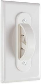img 1 attached to 🔌 Lisol's Mind Wall Switch Guards Plate Covers: Enhancing Child Safety and Home Decor in White (2 Pack)