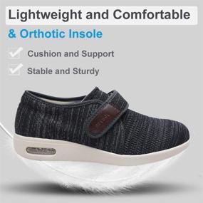 img 2 attached to Breathable Adjustable Orthopedic Men's Athletic Shoes - The Secret Slippers