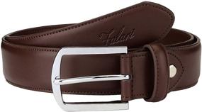 img 3 attached to Falari Genuine Leather Casual 9028 LGY 34