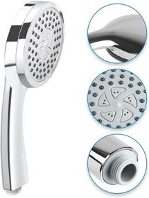 img 3 attached to 💦 Experience Ultimate Luxury: Astorn's Ultra-Luxury Rainfall Shower Head with 3 Premium Stream Settings