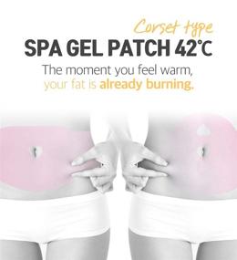 img 3 attached to 🔥 Body Applicator Wrap Heat: 8-Hour Sauna Suit Effect Slimming Spa Patch for Natural Fat Burning - Fast Heat with 0.02 Inch Thinness - Ideal for Women & Men