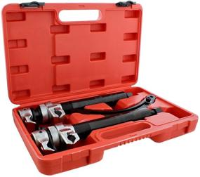 img 4 attached to 🔧 ABN Coil Spring Compression Tools - 2pc Set with Safety Guard for Durable Coil Spring Clamping and Strut Spring Compression