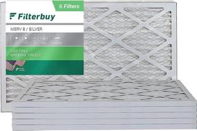 img 4 attached to Фильтры для печей FilterBuy 12X24X1 с плиссированным слоем