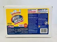 🍋 us-made redi wipes disinfecting i lemon scent i bleach free i anitbacterial formula i 4 x 75ct packs (300 wipes) logo