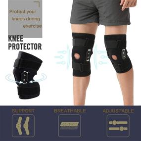 img 3 attached to 🏋️ Decompression Knee Brace: Stable Support for ACL, Arthritis, Meniscus Tear, Tendinitis - Effective Relief for Men and Women