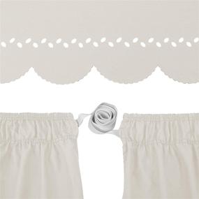 img 1 attached to 🛏️ OBYTEX Wrap Around Bed Skirts: Stylish Elastic Dust Ruffle for Silky Soft & Wrinkle Free Look in Cream Shade - Queen/King Size