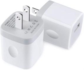 img 4 attached to 🔌 TePoo 2 Pack 1A 5V Single Port USB Wall Charger for iPhone SE, 11 Pro Max, XS, XR, X, 8 Plus, Samsung Galaxy S20, S10, S9, Note 10, LG, Android Phone - Power Adapter Plug Charging Block Brick Cube Box