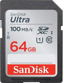 img 2 attached to 💽 Карта памяти SanDisk 64 ГБ SD Ultra для камер Canon EOS M200, M100, M50, M5, M6 беззеркальной (SDSDUNR-064G-GN6IN) комплект с салфеткой из микрофибры Everything But Stromboli