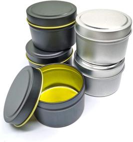 img 1 attached to Candle Tin 16Pcs 4Oz Containers for DIY Candle Making - Round Shape Metal Tins - Storage Box, Holders & More