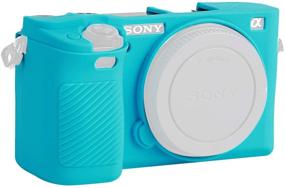 img 3 attached to 📷 Protect Your Sony Alpha A6000 Camera with Ease: Anti-Scratch Soft Silicone Hood Case in Blue